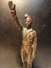 Mascotte Automobile Balilla  In Bronzo