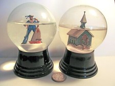 2 PALLE con NEVE vintage