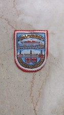 Fregio distintivo da giacca stemma vintage Polizia di Amburgo Germania