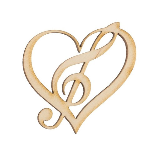12x cuore con - nota, musicale