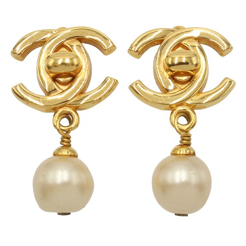 Chanel orecchini clip - clip-on, oro