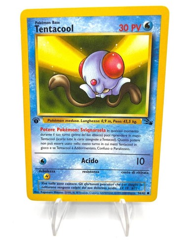 Carta pokémon tentacool 62 - carta,