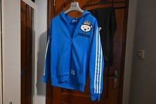 GIACCA ZIP ADIDAS NIGO BEAR 25TH ANNIVERSARY SUPERSTAR BLU - USATO - INTROVABILE