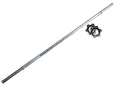 Toorx Bilanciere Dritto in Acciaio Cromato Filettato 150cm Ø25mm Barra Pesi