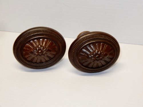 Antique pair walnut - antique, carved