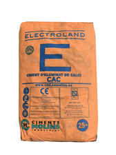 Cemento Fuso Refrattario Electroland a base di calcio alluminato CAC/R da 25 kg.