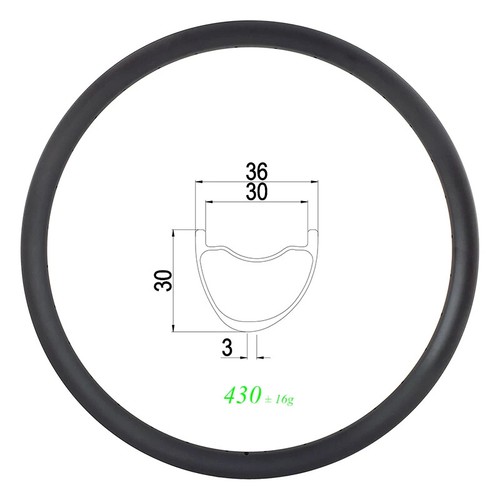 Cerchio carbonio tubeless - cerchio,
