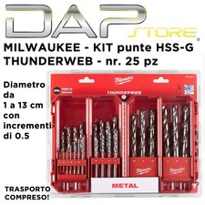 MILWAUKEE - Set punte HSS-G