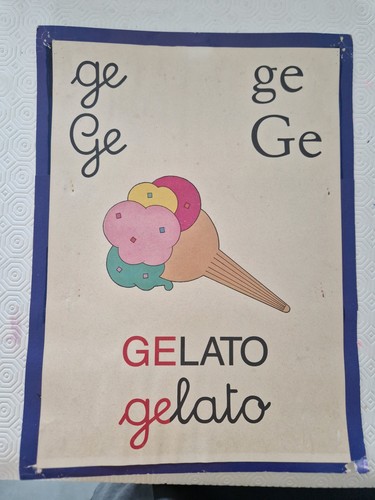 Abecedario parete vintage - abecedario,