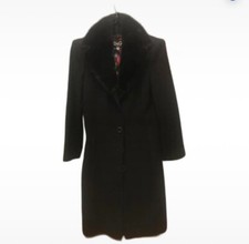 Cappotto donna taglia 42 pura lana D&G Collo Visone
