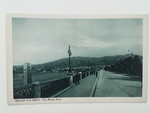 Cartolina reggio calabria via - cartolina,