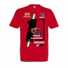 Tshirt PECCO BAGNAIA DUCATI World Champion LOGO REPLICA
