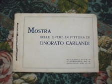 Onorato Carlandi - mostra opere di pittura - Libro Originale Galleria L'Antonina