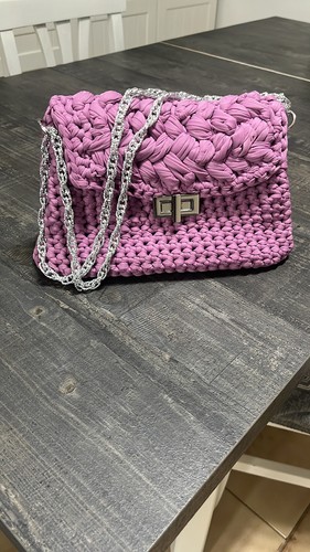Borsa uncinetto fatta mano - borsa,