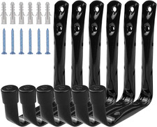 6 Pezzi Ganci Da Parete per Garage, Gancio Da Muro Da Parete in Metallo, Gancio 