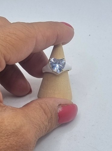 Anello con cuore smalto - anello,