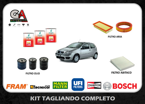 Kit tagliando fiat punto 188 - tagliando,
