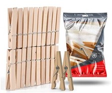80 mollette in vero legno –