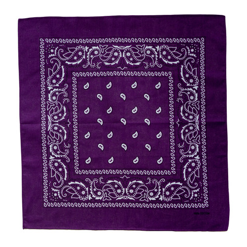 Viola paisley bandana 100 - viola,
