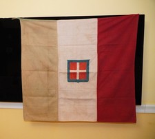 bandiera sabauda da balcone, WW1, WW2, 94x82 (originale)