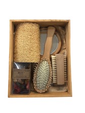 SET DA BAGNO TOILETTE LEGNO