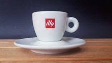 Tazzina da Caffè Illy + Piattino Espresso Tazza Bar Vintage Collezione