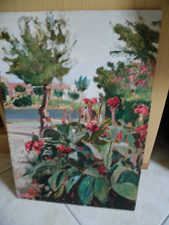 MAZZACCHERINI  FRANCO - ARDENZA ( LIVORNO ) -CALLE ROSSE -35 X 50 OLIO SU MASOTE