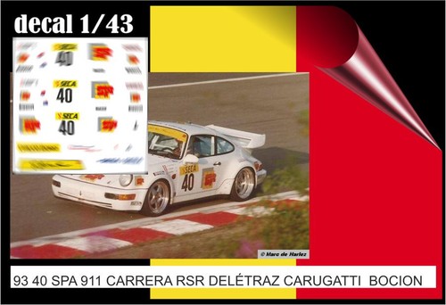 Decal 24h spa 1993 - 1/43,