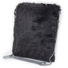 Borsetta grigia tracolla