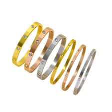 Bracciale Rigido in Acciaio al