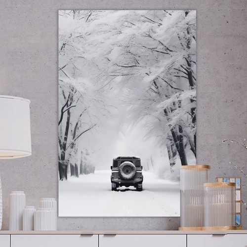 Quadro tela auto jeep suv - su,