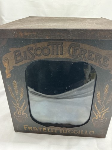 Scatola biscotti antica - biscotti,