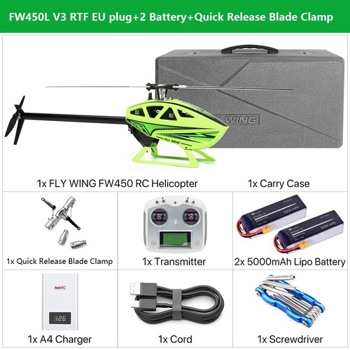 Fly wing fw450l rc - fly,