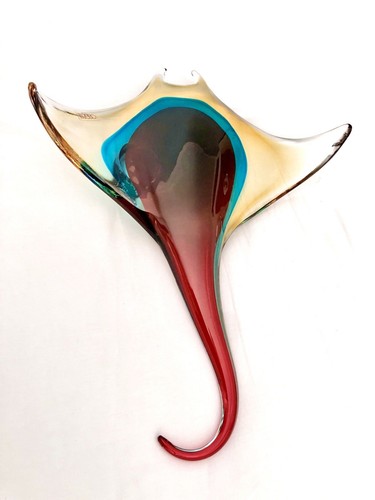 Vintage handmade glass vetro - glass,