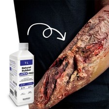 LATEX PRO - Lattice in gomma liquido color pelle per maschere e halloween