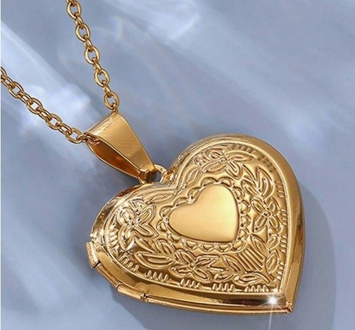 Collana medaglione placcato