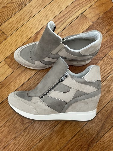 Geox grey booties - grey, women