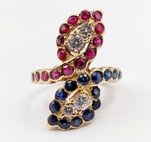 Anello marchesa modernista oro
