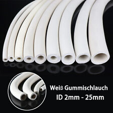 Tubo in gomma bianco 2-25 mm