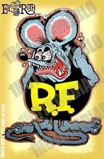 Rat asta hot rod - rod, decalcomania
