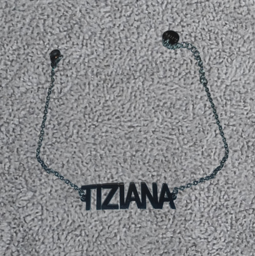 Bracciale con nome tiziana - bracciale, in