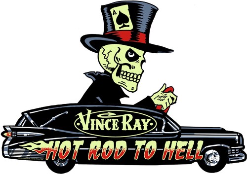 Adesivo cooler hot rod hell - rod, to