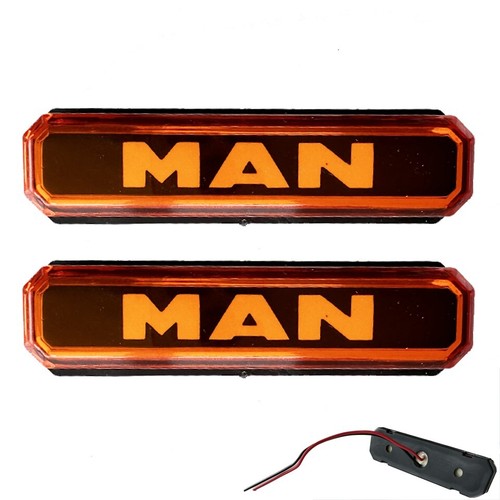 24v man led arancione - 2x, 12/24v