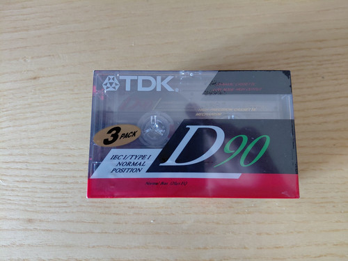 Cassette tdk d90 iek - cassette,