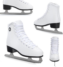 Pattini Ghiaccio Donna Di Figura 36|37|38|39|40|41 EU Lama Acciaio Inox Allaccia