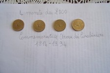 4 monete da lire 200