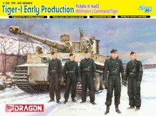 DRAGON 1/35 Kit Tiger-I Early Production Pz.Kpfw.VI,Ausf.E Wittmann's Command