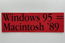 Adesivo paraurti vintage APPLE