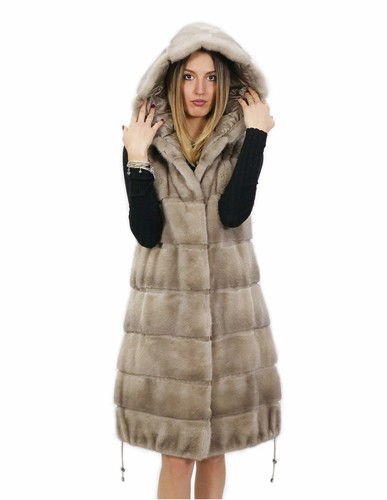 Gilet silverblue visone - cm,