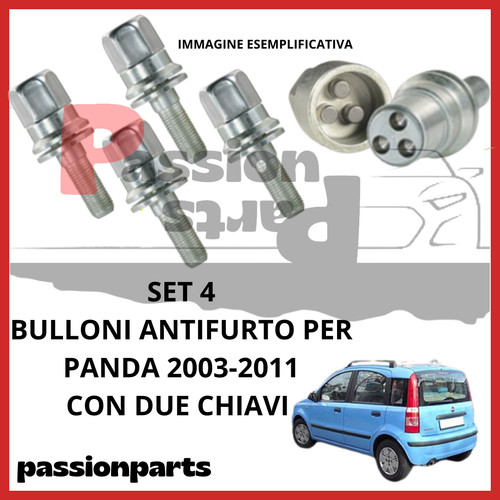 Kit bulloni antifurto cerchi - antifurto,